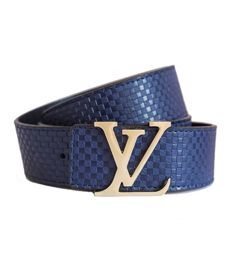 blue louis vuitton belt mens|Louis Vuitton suede belt.